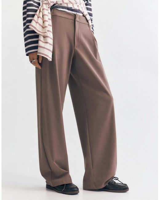 Pull&Bear Brown – elegante hose