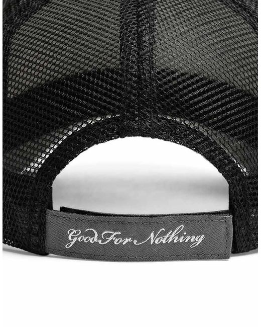 Good For Nothing Gray Washed Cap for men