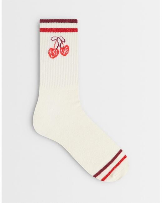 Accessorize White – socken