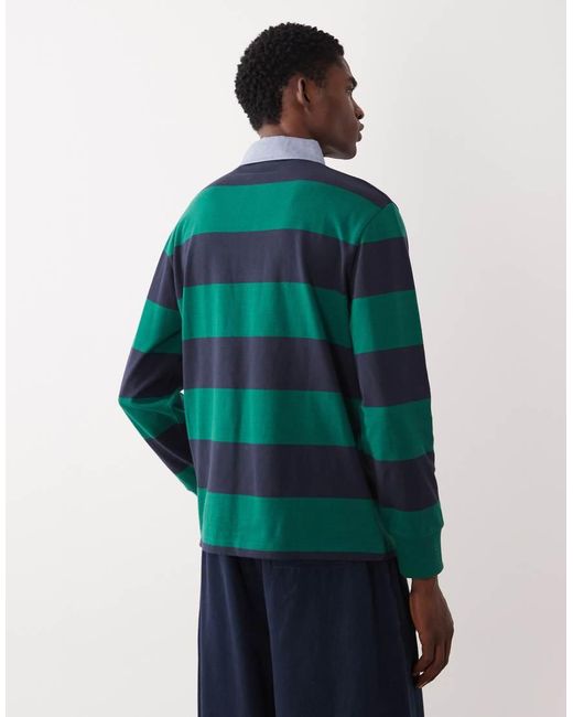 Gant Green Logo Rugby Top