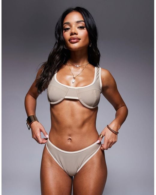 Moda Minx Gray – bikinioberteil