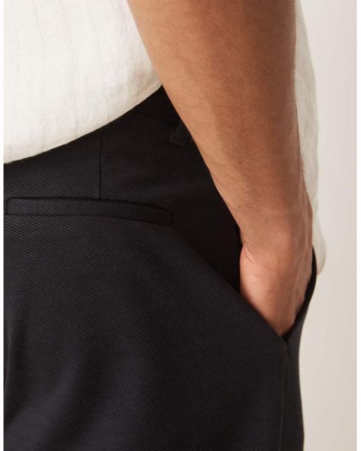 Pantalones De Vestir De Corte Tapered Extragrande De Sarga De ASOS de hombre de color Natural