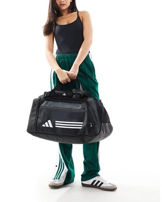 Adidas Originals Black Adidas Training Medium Duffle Bag