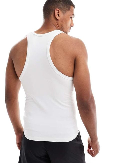 ASOS White Slim Fit Seamless Training Vest for men