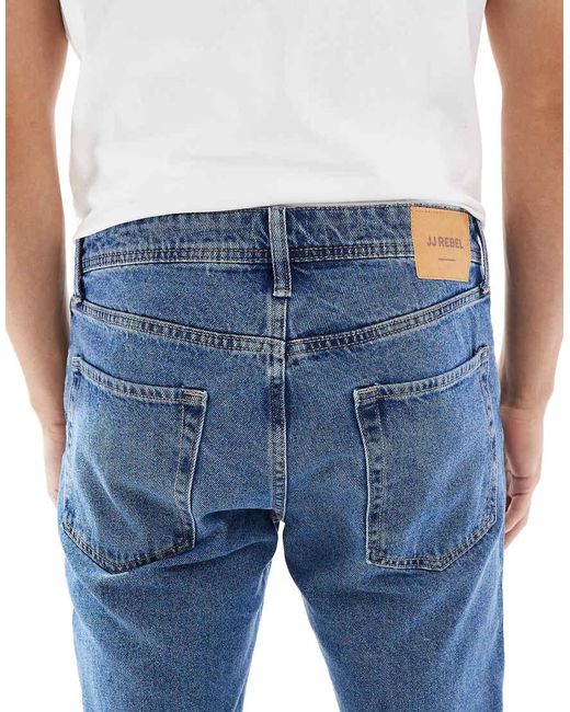 JJ Rebel Blue Noah Straight Jeans for men