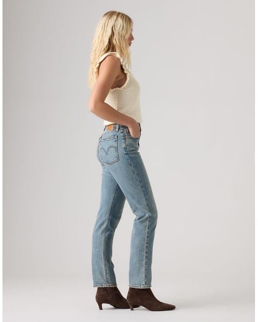 Levi's Blue Wedgie Slim Jeans