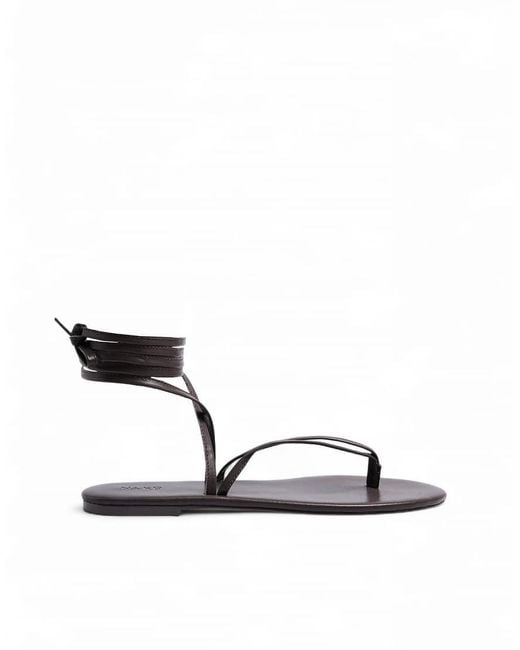 NA-KD Natural Flat Sandals With Straps
