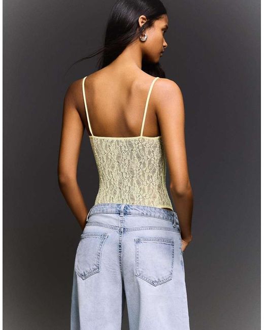 Bershka Black Lace Strappy Body
