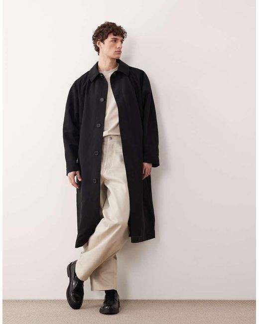 ASOS COLLECTIVE Natural Unlined Car Coat for men