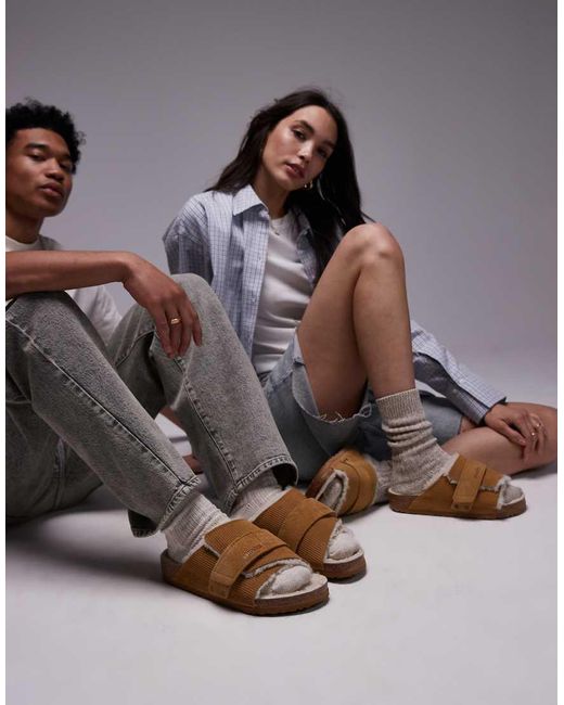 Kyoto di Birkenstock in Brown