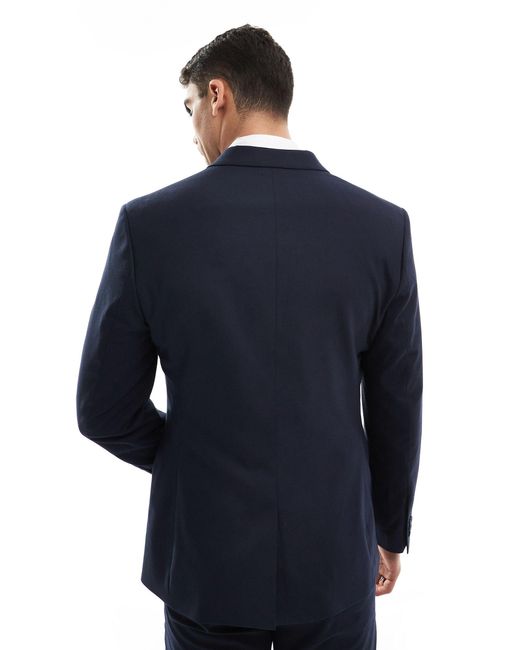 ASOS Blue Slim Suit Jacket for men