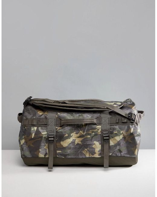 The North Face Base Camp Duffel Bag Small 50 Litres In Tropical Camo/green for men