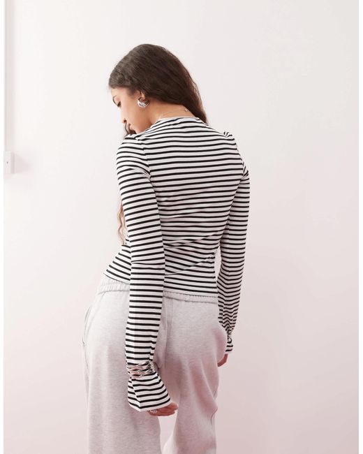Weekday Pink – langärmliges oberteil