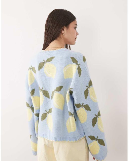Miss Selfridge Blue Edge To Edge Cardigan