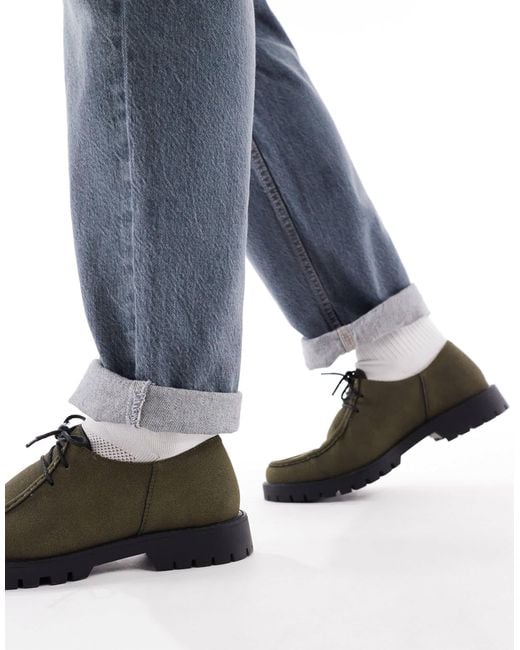 SEQWL Blue Lace Up Shoes for men