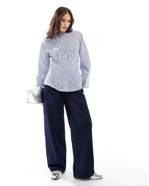 Camicia Stretta di ASOS in Blue