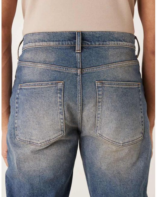 ASOS Natural Stretch Tapered Jeans for men