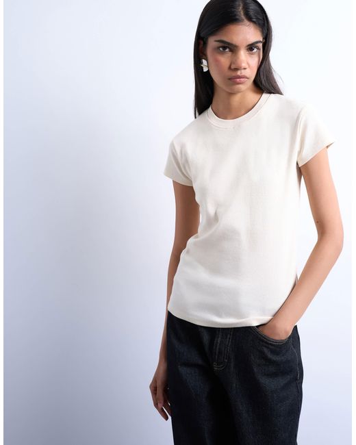 TOPSHOP White Everyday Tee