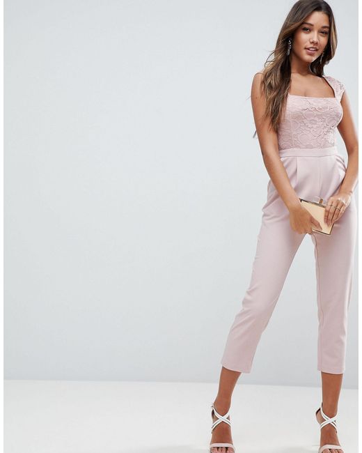 asos pink jumpsuit