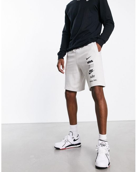 Nike – shorts in Weiß für Herren | Lyst DE