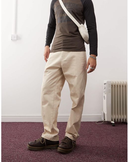 Hardwork - pantalon style charpentier - beige Obey pour homme en coloris Natural