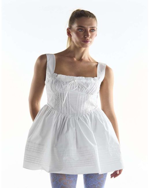 Collective The Label White Corset Mini Dress