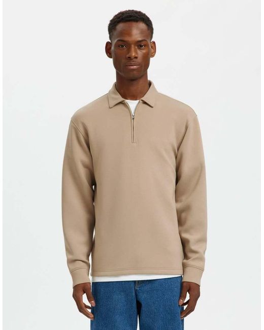 SELECTED Natural Sweatshirt for men