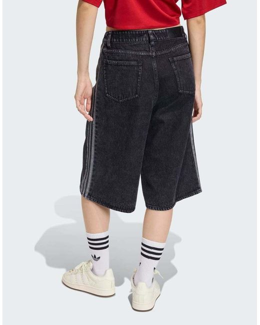 Adidas Originals Blue Firebird Jorts Denim