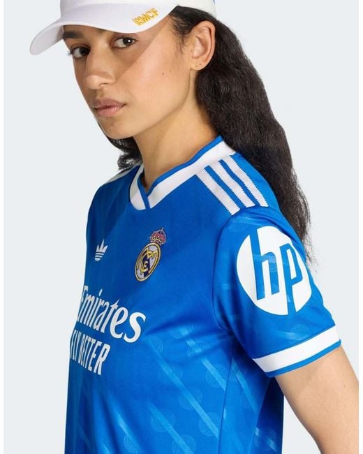 Real Madrid 25/26 di Adidas Originals in Blue