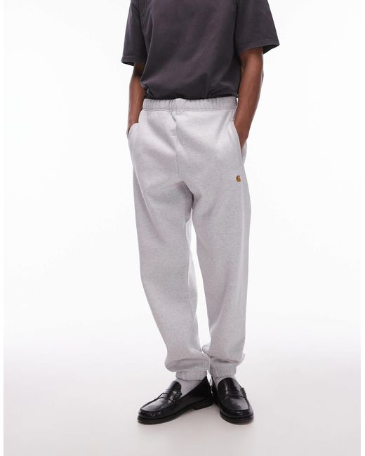 Carhartt – chase – jogginghose in White für Herren