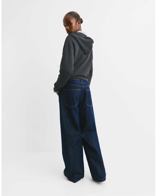 Pull&Bear Blue – balloon – kapuzenpullover