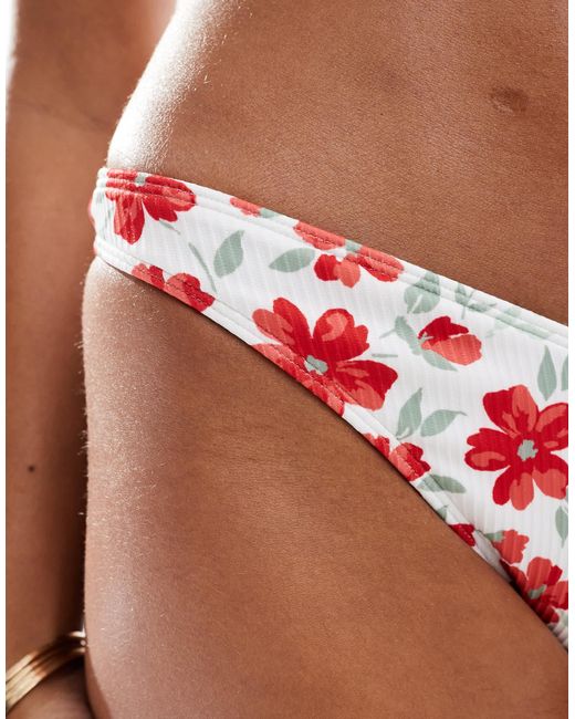 Hollister Red – bikinihose