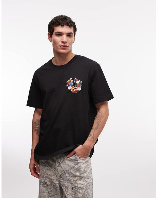 True Religion Red Garden Logo T-shirt for men