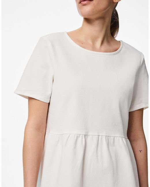 Pieces White – kurzes kleid pfeffer