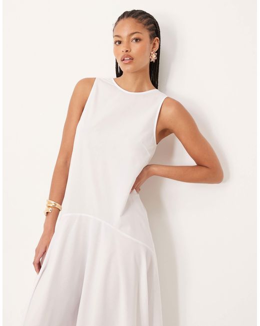 ASOS Natural Asos design tall – ärmelloses maxikleid