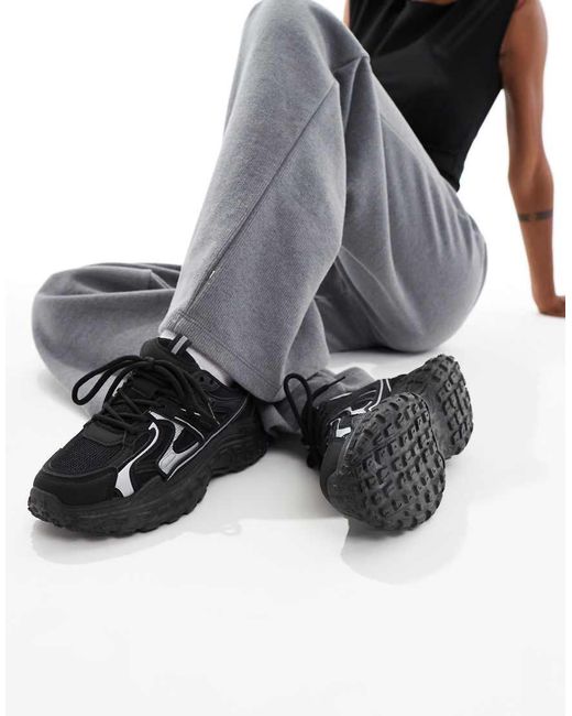 SEQWL Black Wolf Chunky Trainers