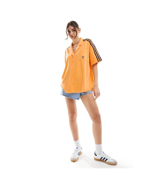 Camisa brumoso Adidas Originals de color Orange