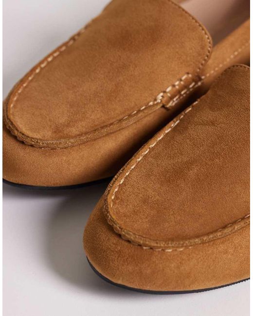 London Rebel Brown Londn Rebel Wide Fit Bailey Loafer