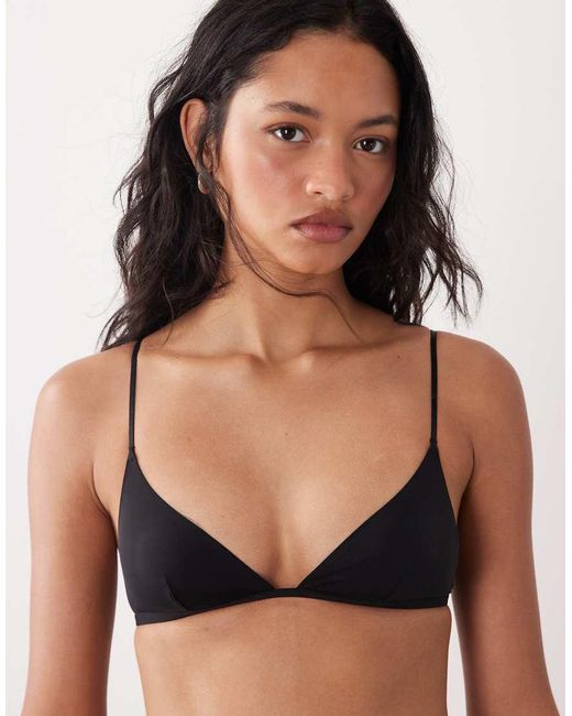 Cotton On Brown 2 Pack Invisible Micro Bralette
