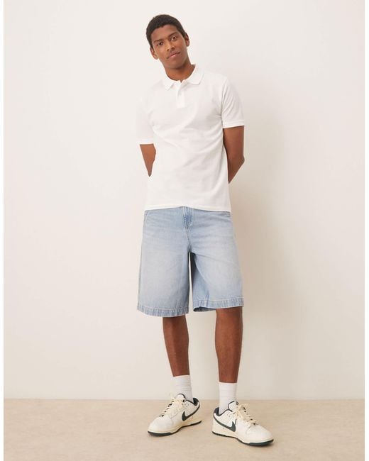 ASOS White Essentials 2 Pack Regular Fit Polos for men