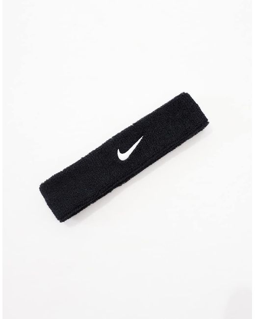 Fascia Nera Classica Con Logo di Nike in Black da Uomo