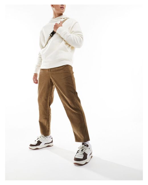 Mens tapered shop cropped pants