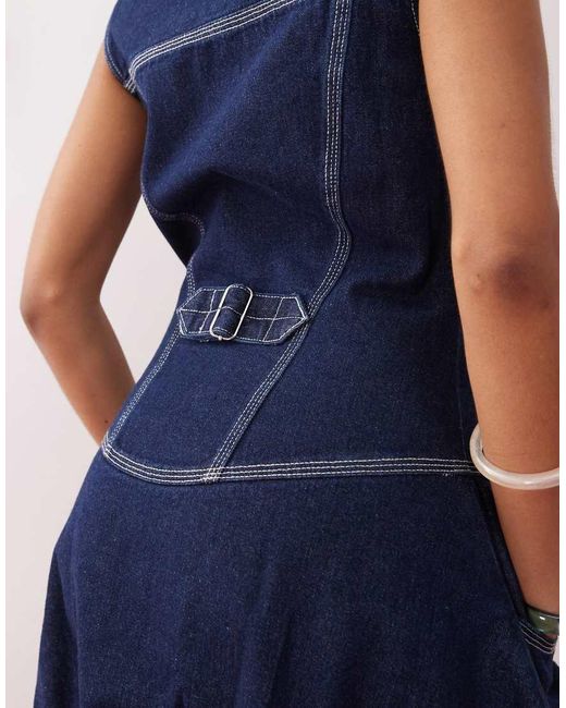 Vestito Corto di Collusion in Blue