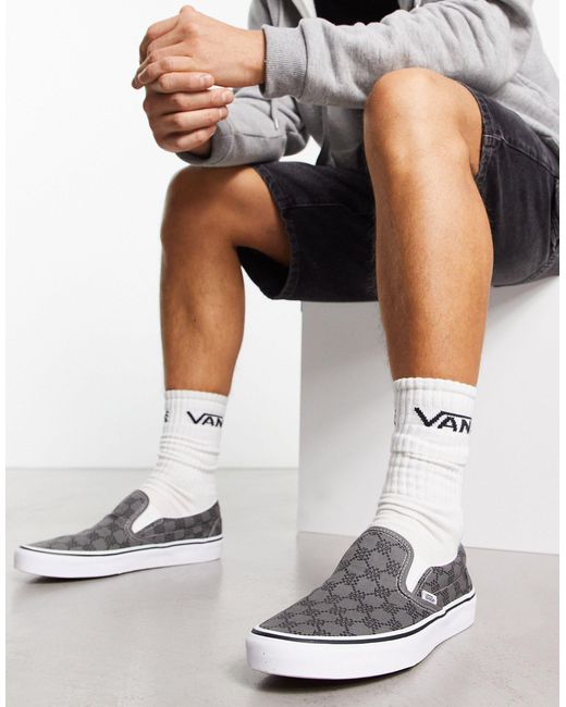 Vans Slip-on Sneakers in White for Men | Lyst
