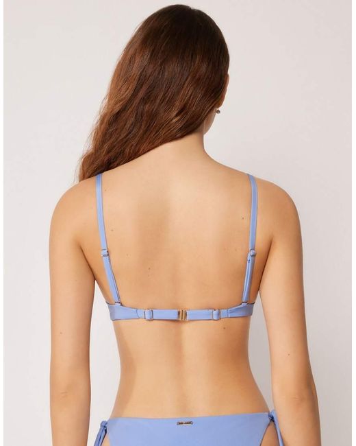 Calzedonia Blue Premium Fit Super Push Up Bikini Top