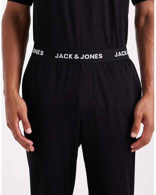 Jack & Jones Black Lounge Set for men