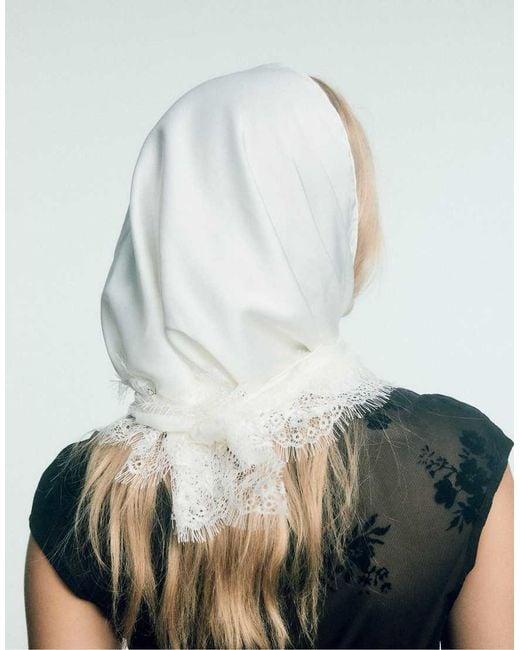 Stradivarius White Lace Pareo