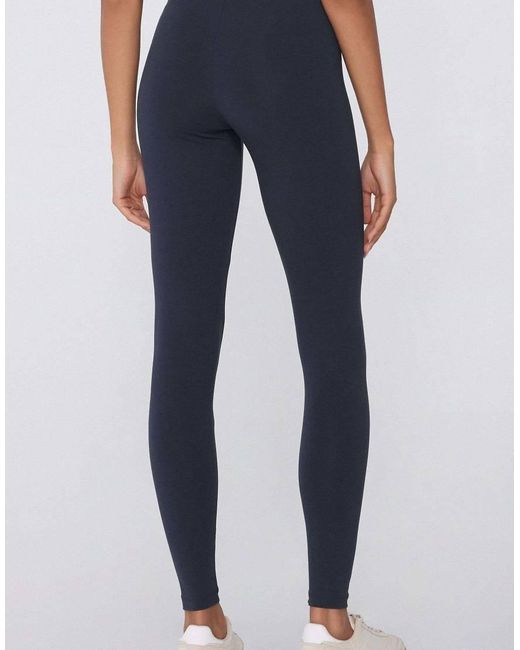Tezenis Blue Basic Cotton Leggings
