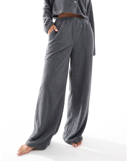 Loungeable Blue – weiche, flauschige hose