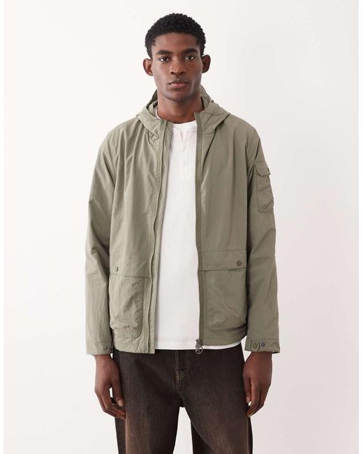 Barbour Natural Re-engineered Argyll Showerproof Hooded Jacket for men